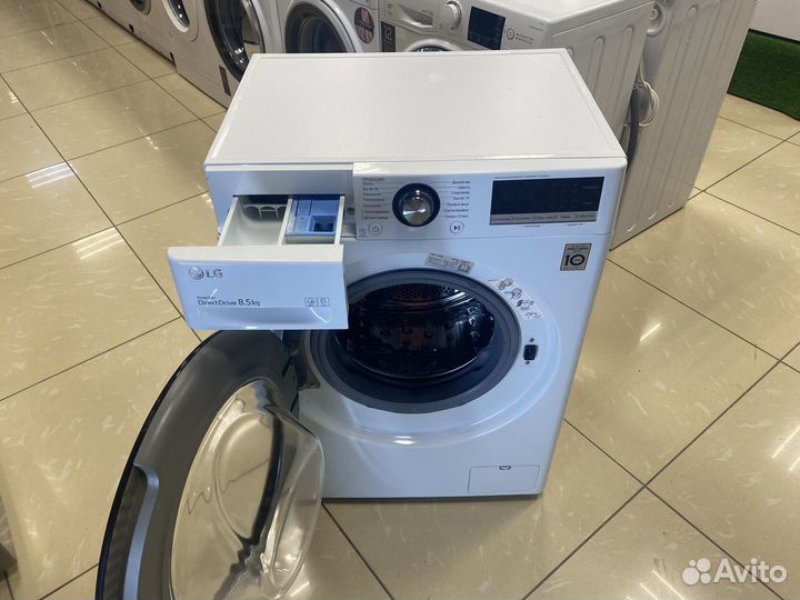 Узкая стиральная машина LG, 8,5кг