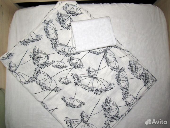 Детское постельное/ муслин/одежда