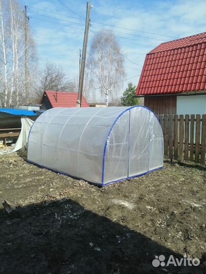 Теплица с чехлом 3*6