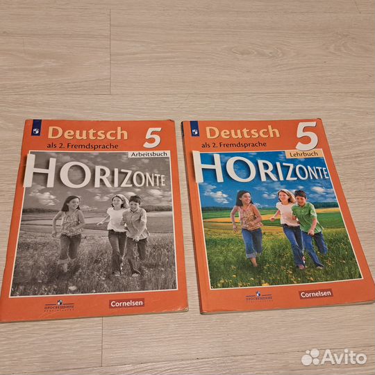 Учебник,рабочая тетрадь по немецкому Horizonte