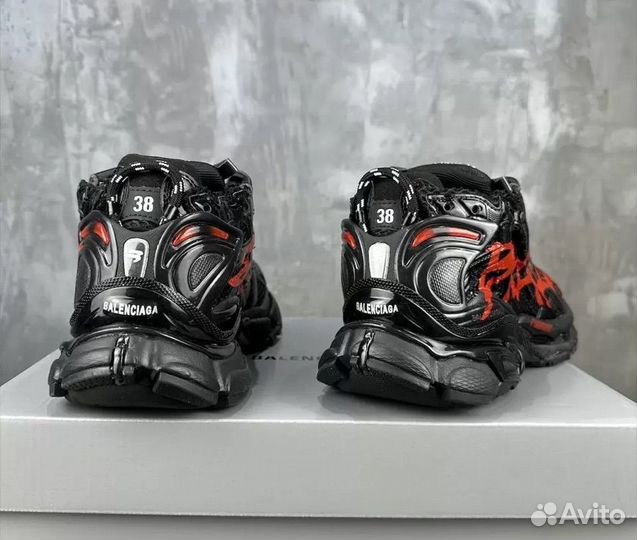 Balenciaga Runner Graffiti Black Red