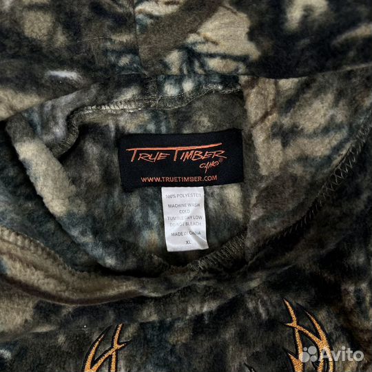 Real Tree Худи Vintage 2000s Mosy Oak Camo Винтаж