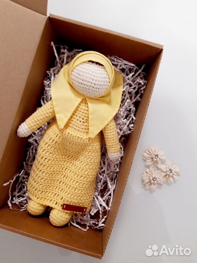 Подарок на ид. Кукла вязаная Мусульманка