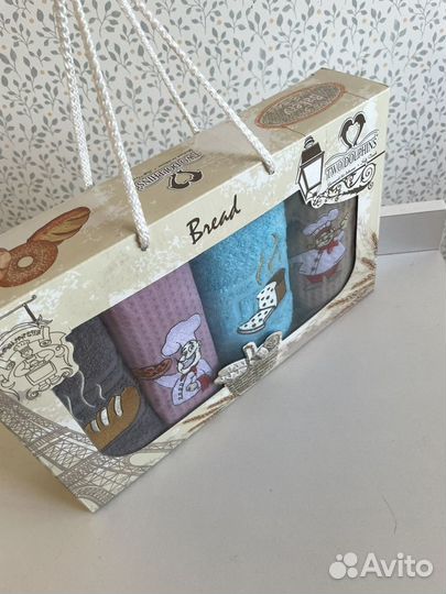 Набор кух.полотенец в подарочной упаковке