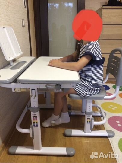 Растущая парта со стулом