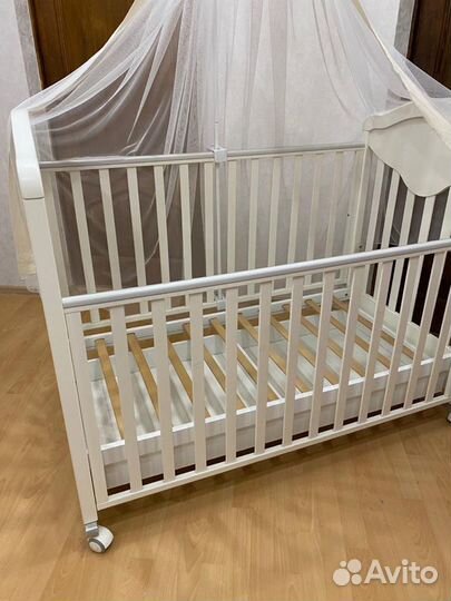 Детская кроватка Baby Italia Gioco Lux cо стразами