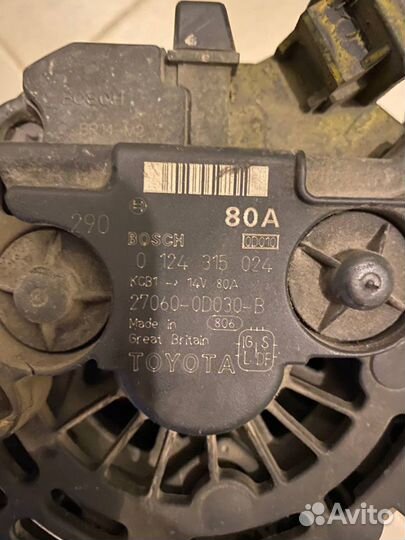 Генератор Тойота Королла