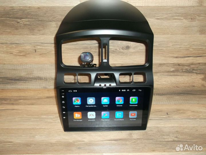 Магнитола Hyundai Santa Fe classic Android камера