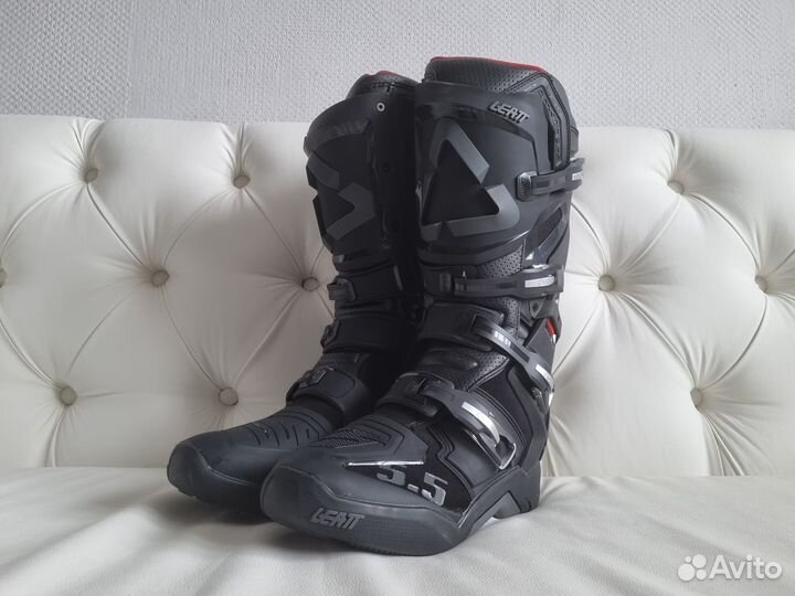 Эндуро Мотоботы Leatt 5.5 Черные Кроссовые Black
