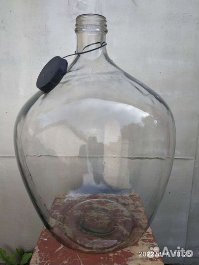 Бутыль стеклянная 50 литров