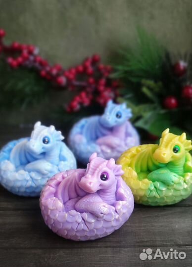 Мыло ручной работы Дракон