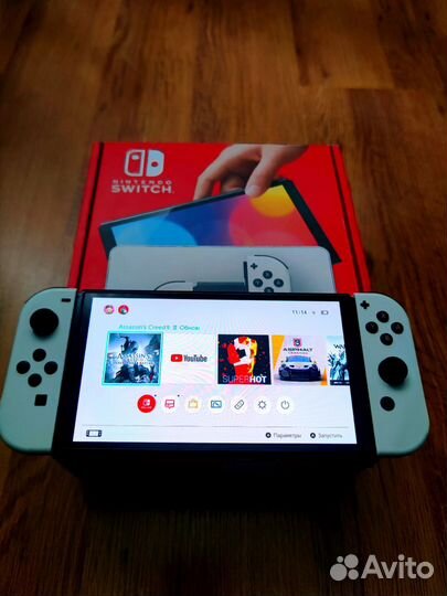 Nintendo switch oled с играми