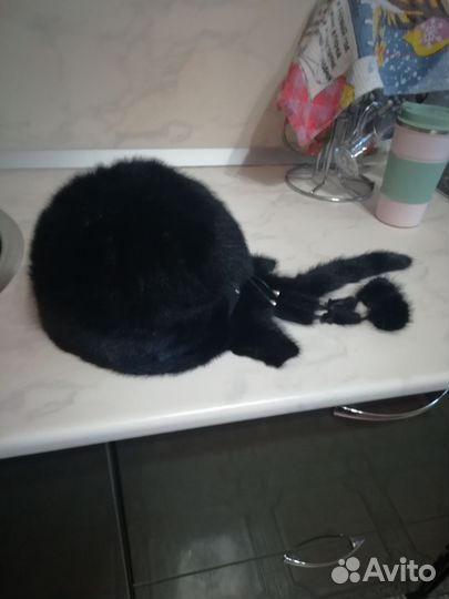 Шапка норковая женская бу