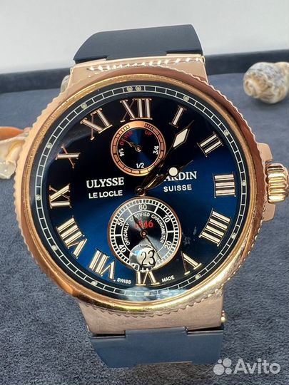 Золотые часы Ulysse Nardin