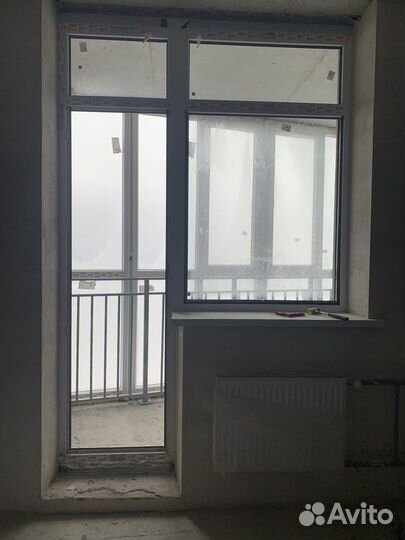 Балконный блок с дверью бу