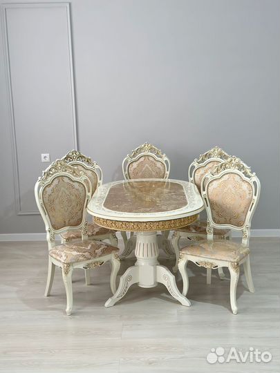 Стол «Лапка» голд