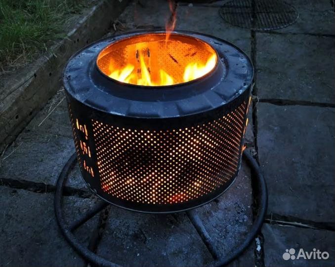 Мангал.Барбекю.Очаг(это барабан из нержавейки)