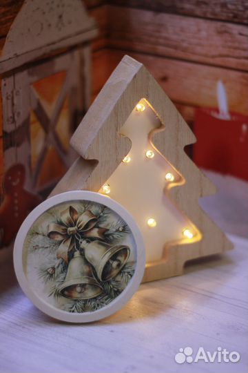 Новогодние подносы,украшение на елку