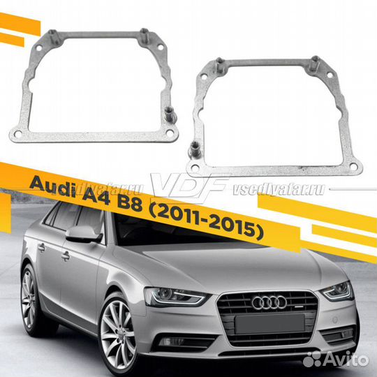 Переходные рамки для замены линз в фарах Audi A4 B