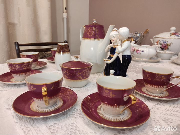 Сервиз кофейный Чехословакия