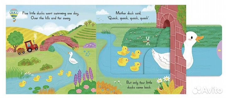 Five Little Ducks книга на английском для детей