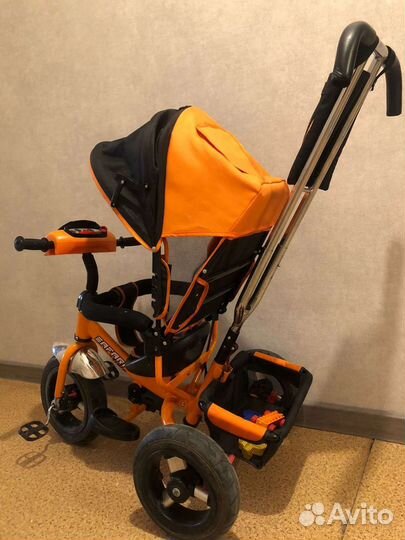 Велосипед коляска с ручкой