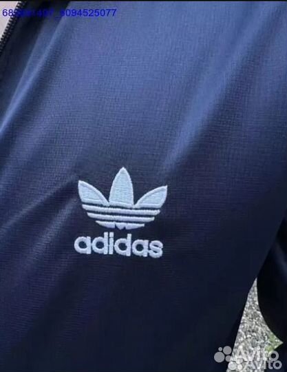 Cпортивный костюм в стиле 90х adidas синий