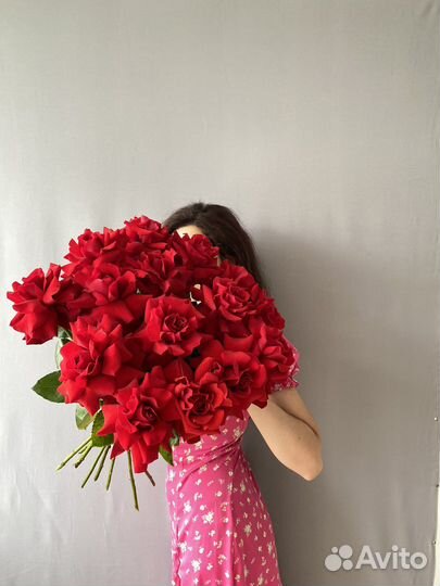 Красные розы 15 шт доставка цветов