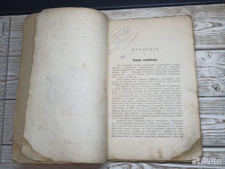 Старинная книга 1913г Практическое плодоводство