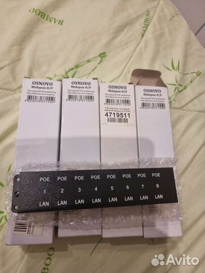 Osnovo Midspan-8/P. Пассивный Ethernet poeинжектор