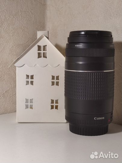 Объектив Canon EF 75 300mm f/4-5.6 iii рабочий