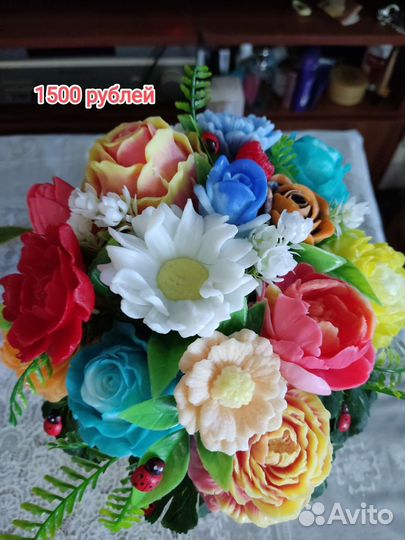 Мыло ручной работы букеты