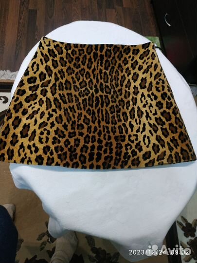 Юбка трапеция короткая