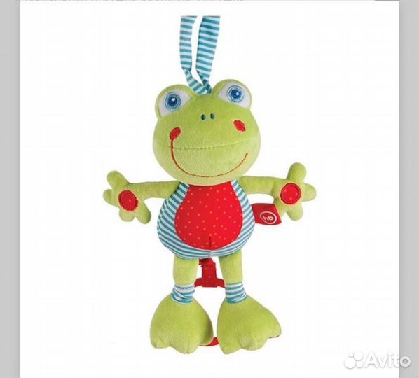 Подвесная музыкальная игрушка Лягушонок