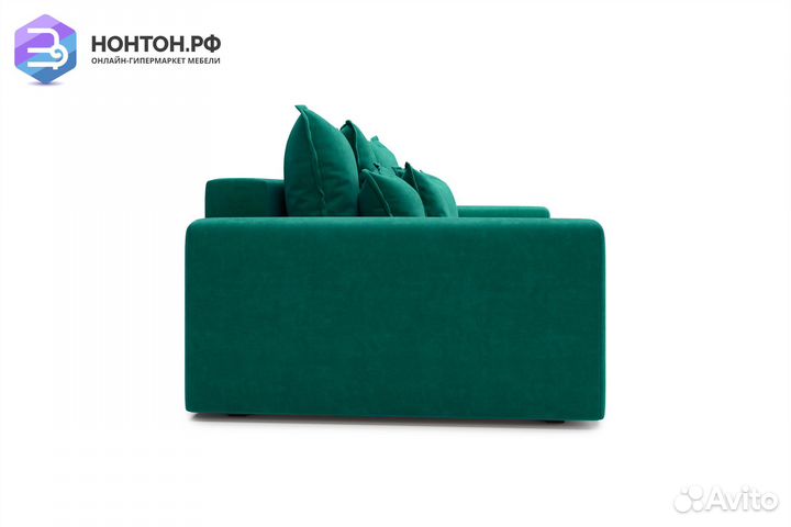 Диван тик-так Омега изумрудный