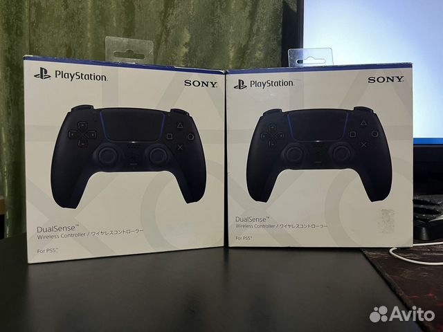 Геймпад беспроводной PlayStation DualSense чёрный