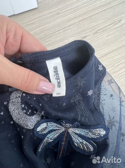 Платье для девочки нарядное праздничное 128