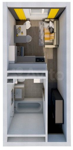 Квартира-студия, 16,8 м², 14/25 эт.