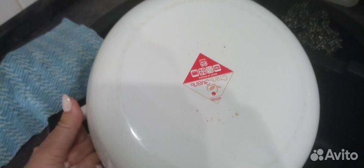 Кастрюля эмалированная бу