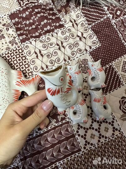 Сервиз рыбки СССР