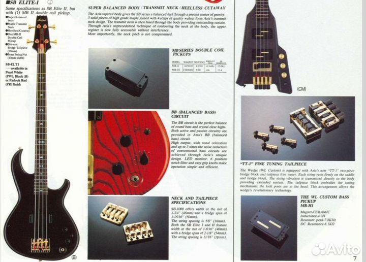 Aria Pro II SB Black n Gold I бас гитара