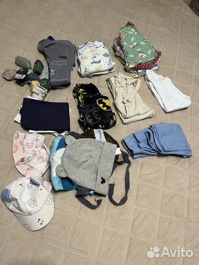 Пакет вещей на мальчика 80 86 размер