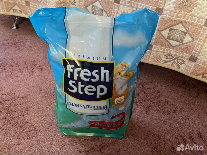 Наполнитель для кошачьего туалета силикагель