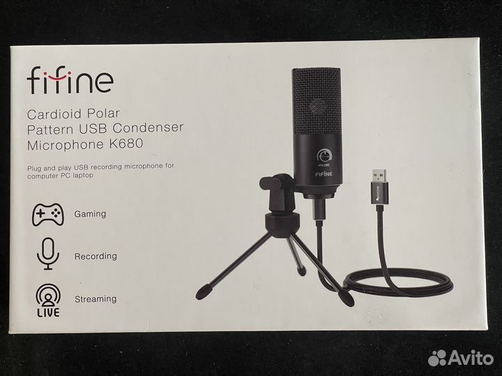 Новый запечатаный Микрофон Fifine K680