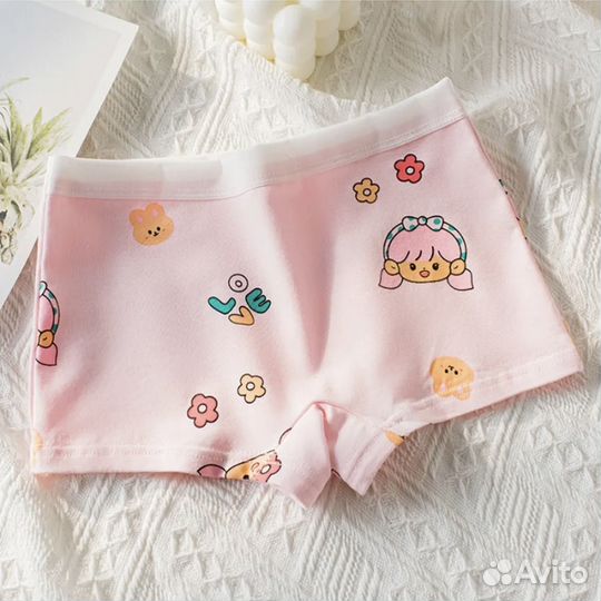 Детские трусы набор шорты для девочек хлопок