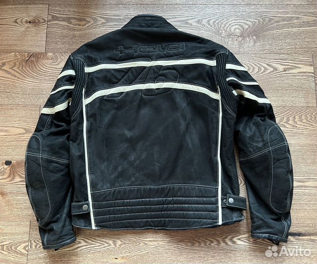 Мотокуртка кожаная Held Aras Black-Beige