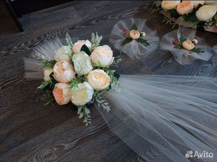 Украшение на свадебную машину