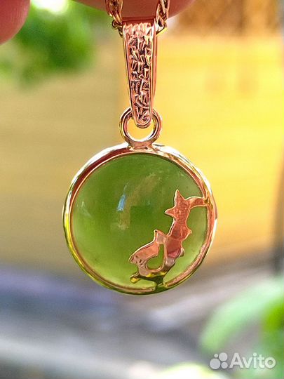 Золотой кулон подвеска СССР