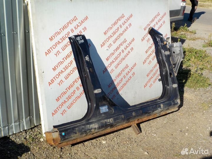 Порог правый со стойками Пежо 4007 Аутлендер XL