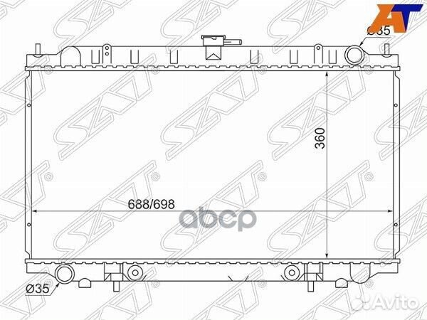 Радиатор Nissan AD 99-02 / Primera 95-02 / Sunn